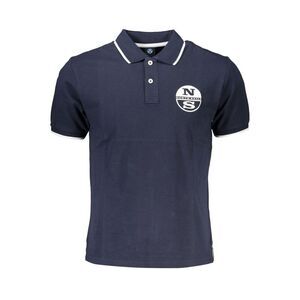 North Sails Blue Cotton Men Men's Polo